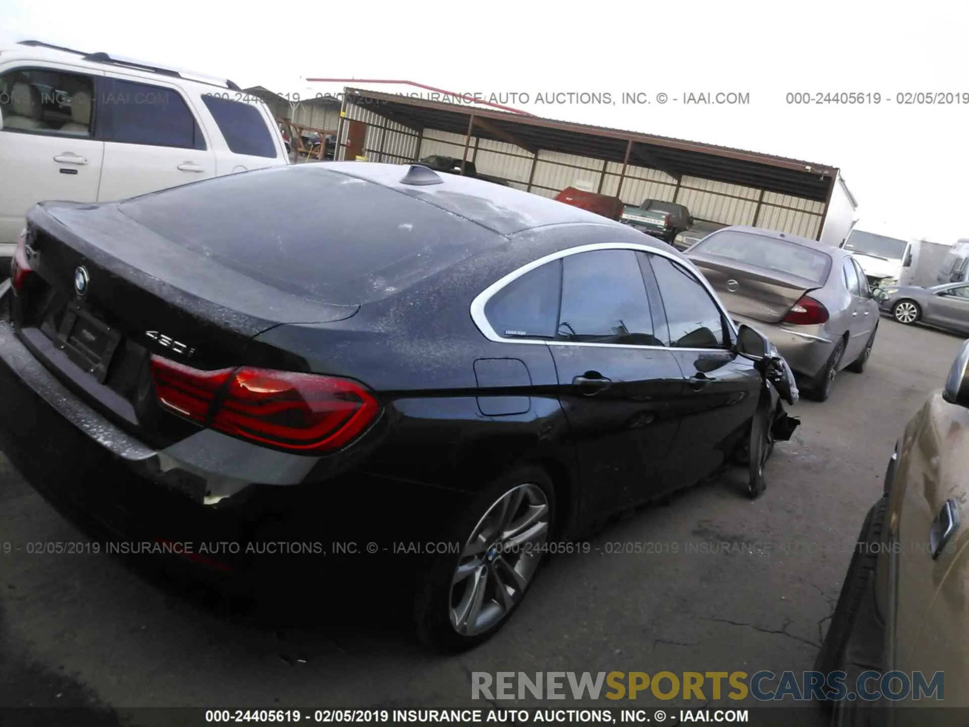 4 fotografías del automóvil dañado WBA4J3C5XKBL05372 BMW 430XI 2019