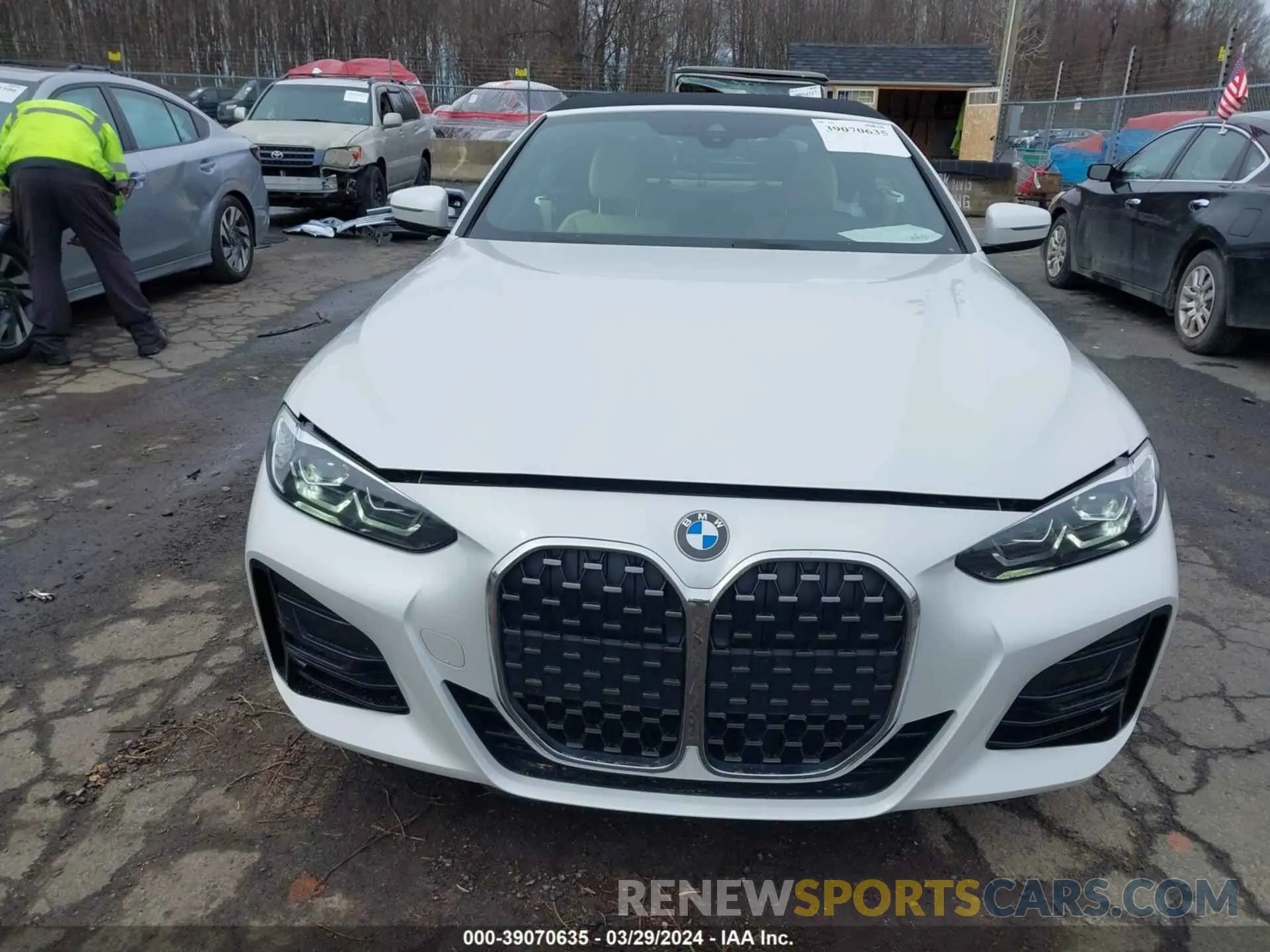 12 fotografías del automóvil dañado WBA43AT07NCH77341 BMW 430XI 2022