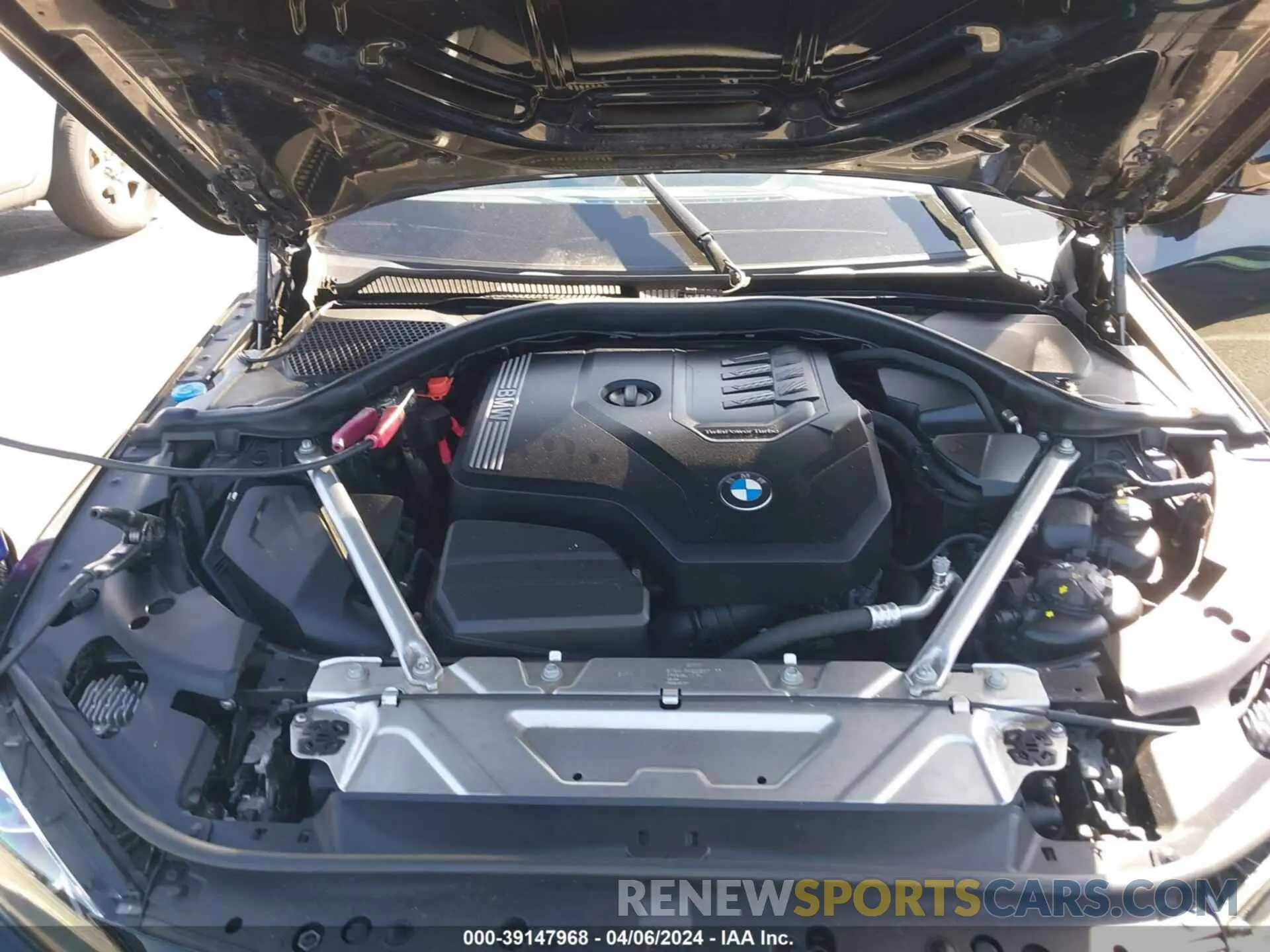 10 fotografías del automóvil dañado WBA43AT0XNCH99902 BMW 430XI 2022