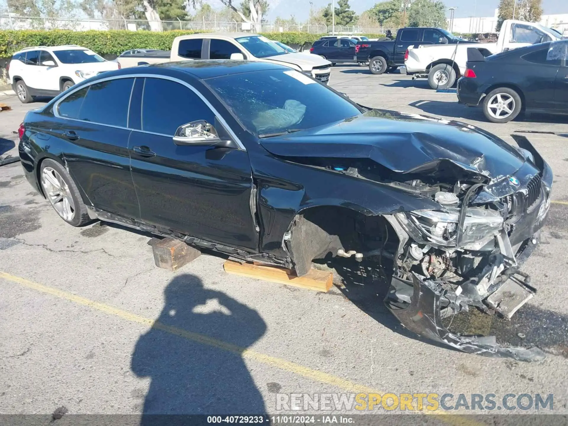 1 fotografías del automóvil dañado WBA4J5C52KBM65290 BMW 440I GRAN COUPE 2019