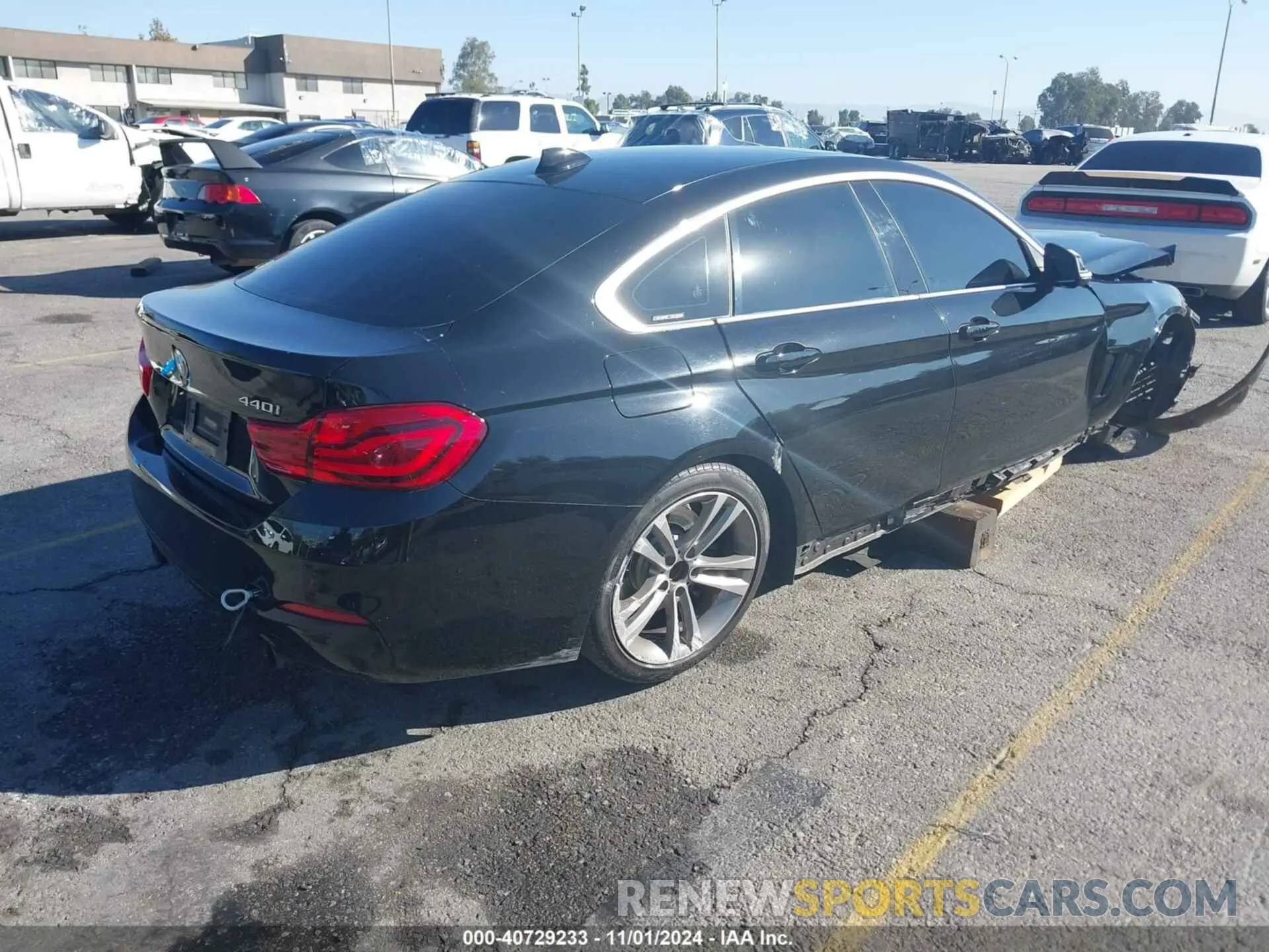 4 fotografías del automóvil dañado WBA4J5C52KBM65290 BMW 440I GRAN COUPE 2019