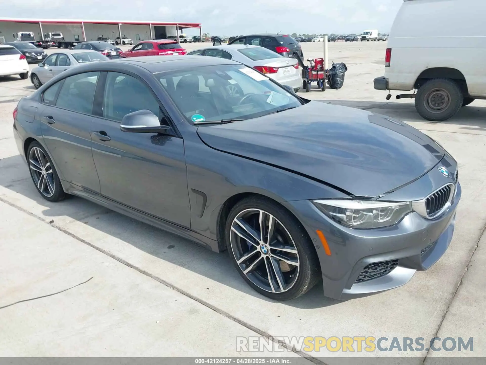 1 fotografías del automóvil dañado WBA4J5C54KBM65694 BMW 440I GRAN COUPE 2019