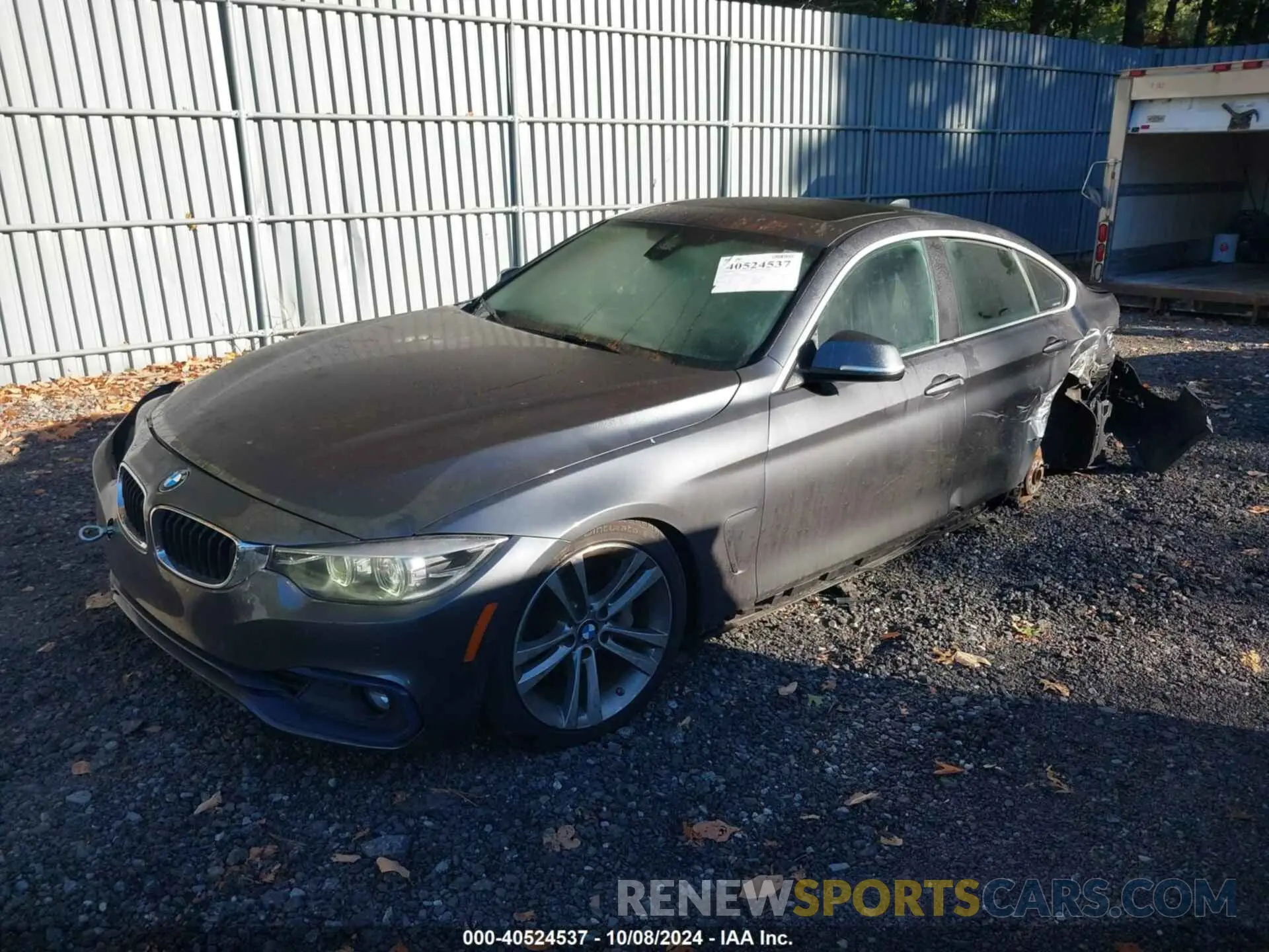 2 fotografías del automóvil dañado WBA4J5C54KBM66134 BMW 440I GRAN COUPE 2019