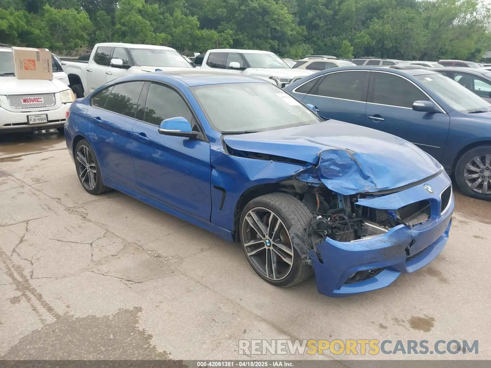 1 fotografías del automóvil dañado WBA4J5C5XKBM66154 BMW 440I GRAN COUPE 2019