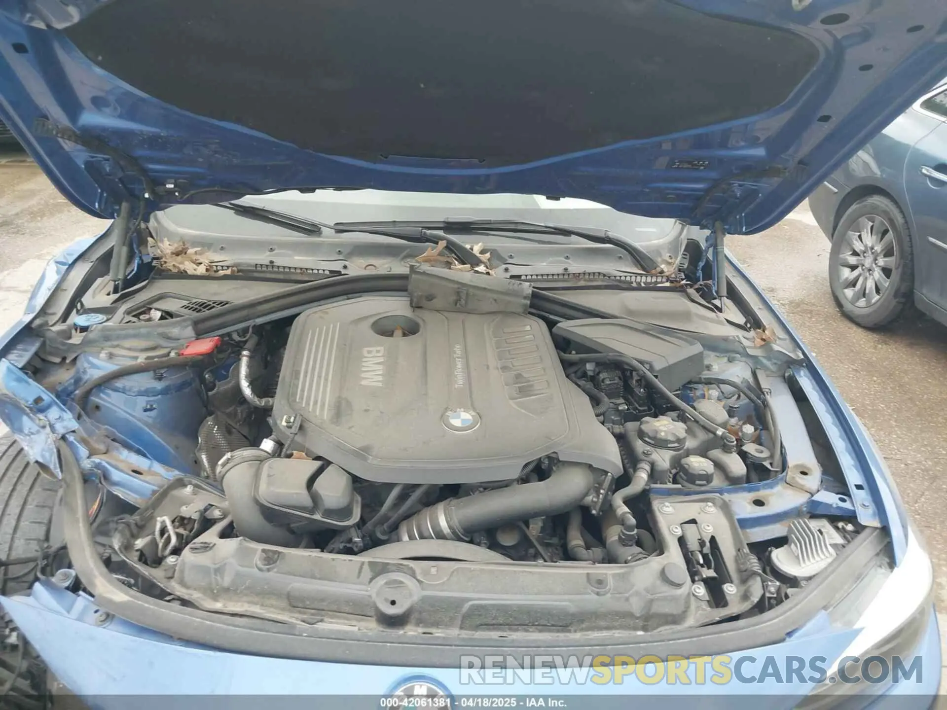 10 fotografías del automóvil dañado WBA4J5C5XKBM66154 BMW 440I GRAN COUPE 2019