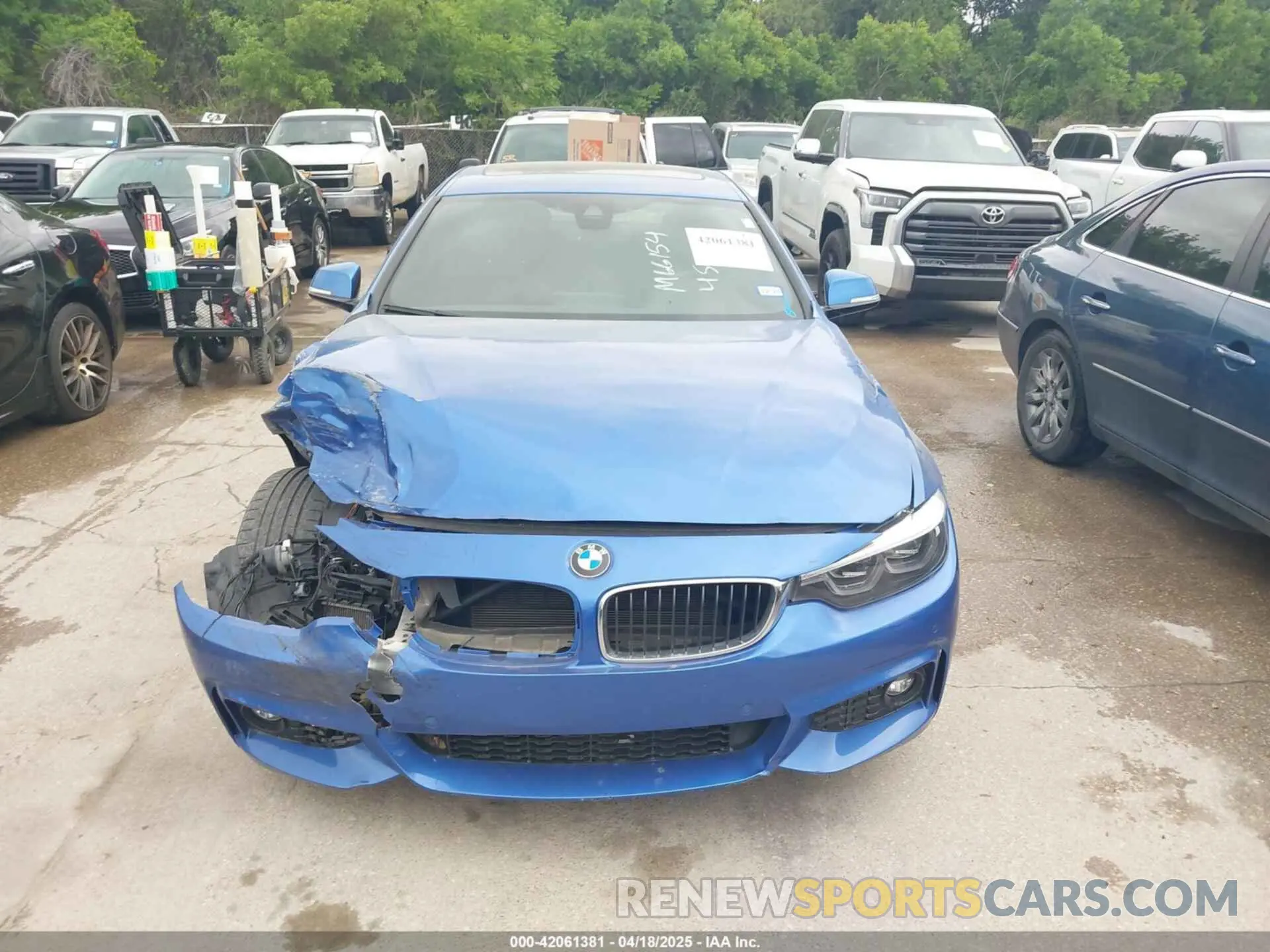 13 fotografías del automóvil dañado WBA4J5C5XKBM66154 BMW 440I GRAN COUPE 2019