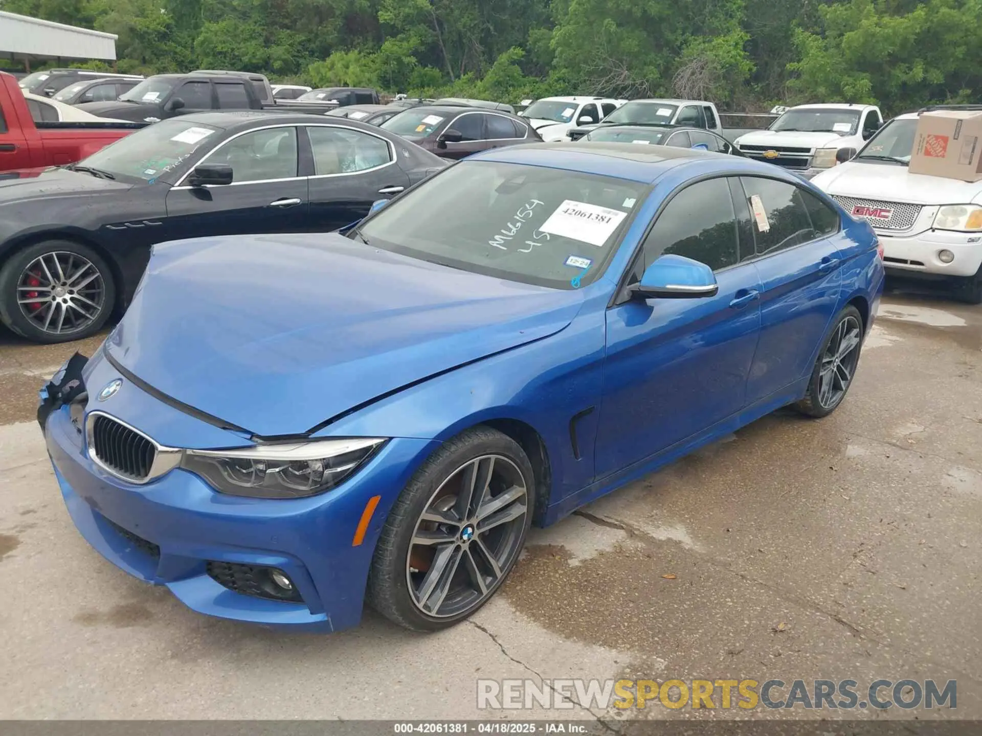 2 fotografías del automóvil dañado WBA4J5C5XKBM66154 BMW 440I GRAN COUPE 2019