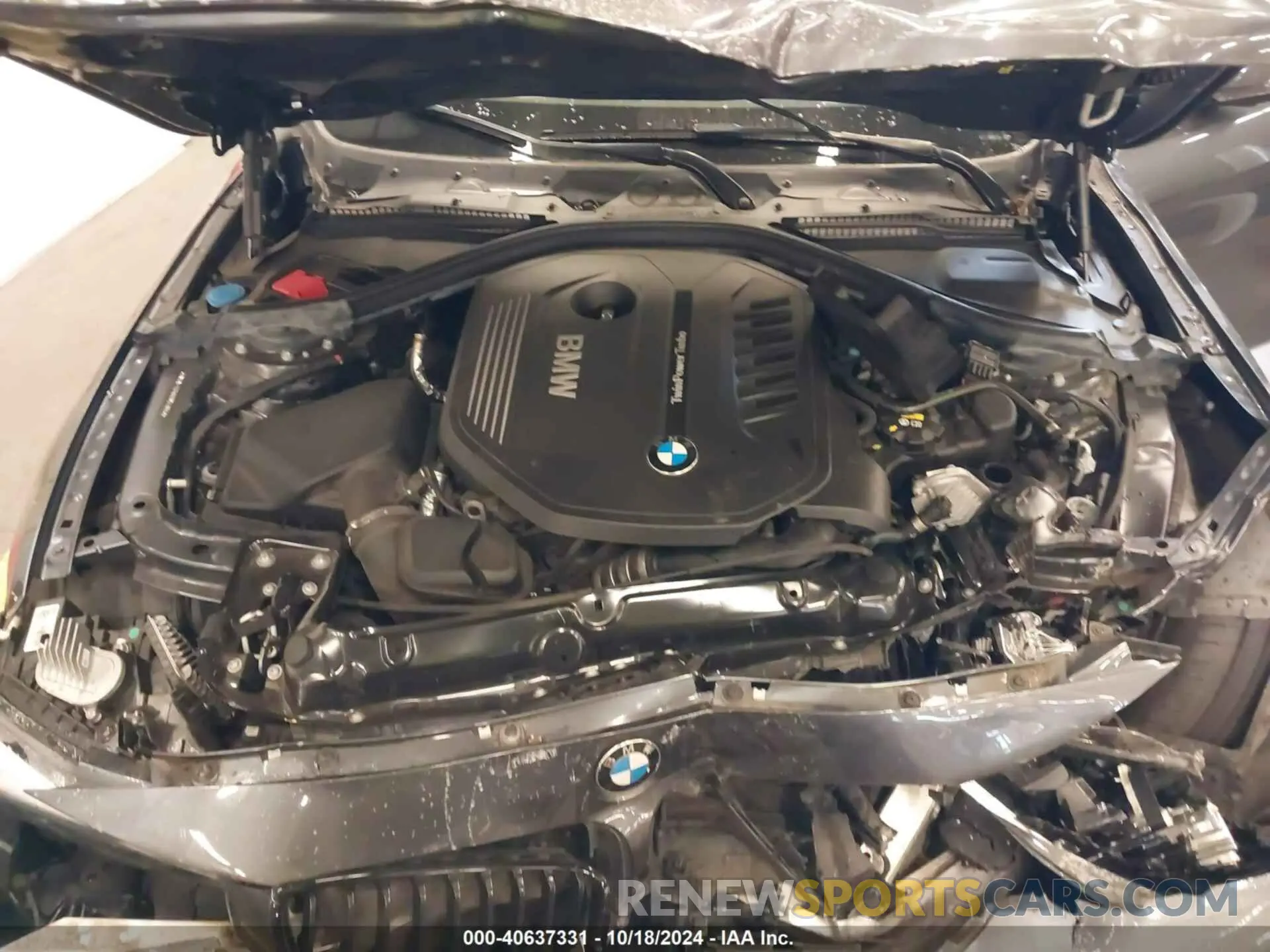 10 fotografías del automóvil dañado WBA4J7C56KBM74957 BMW 440I GRAN COUPE 2019