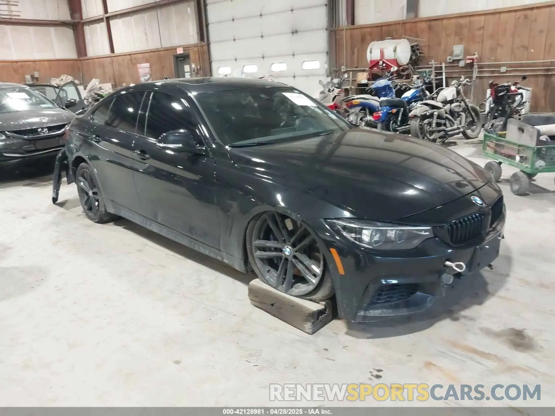1 fotografías del automóvil dañado WBA4J7C57KBM75468 BMW 440I GRAN COUPE 2019