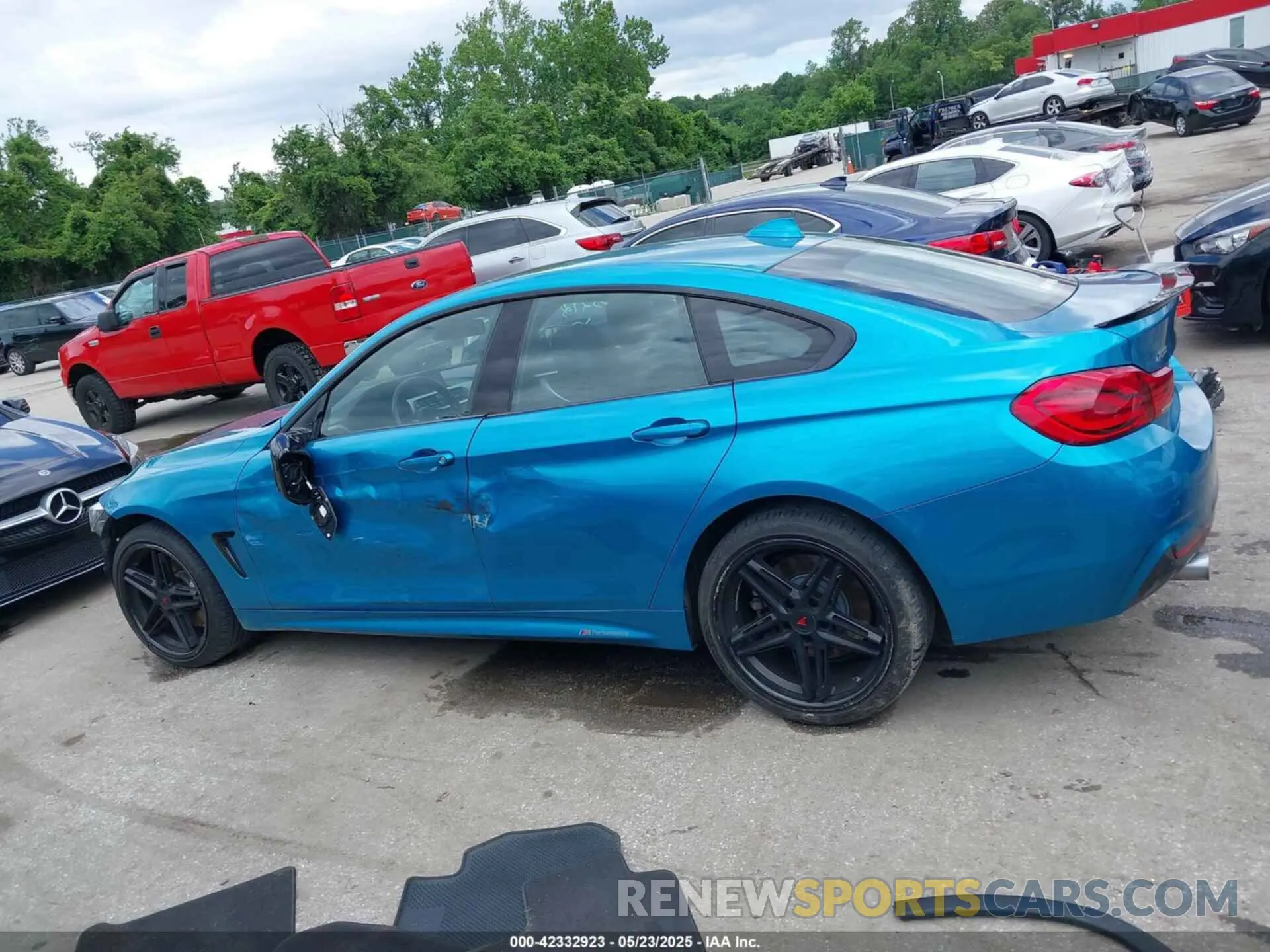 15 fotografías del automóvil dañado WBA4J7C58KBM76628 BMW 440I GRAN COUPE 2019