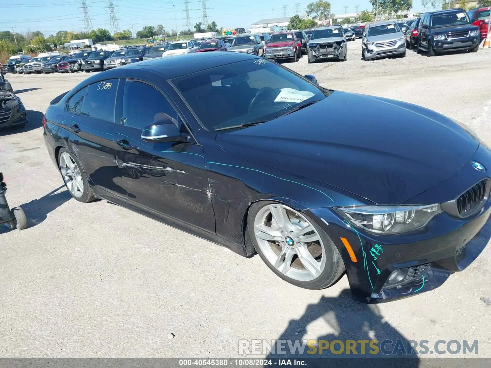 6 fotografías del automóvil dañado WBA4J7C5XKBM74511 BMW 440I GRAN COUPE 2019