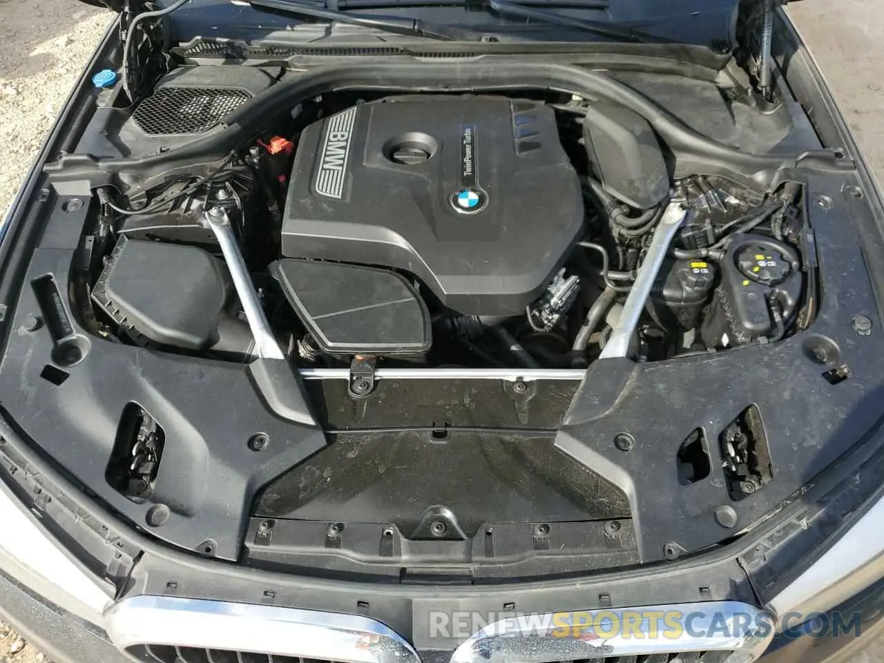 11 fotografías del automóvil dañado WBAJA5C50KBX86733 BMW 5 SERIES 2019
