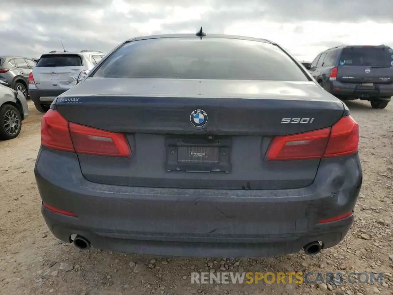 6 fotografías del automóvil dañado WBAJA5C50KBX86733 BMW 5 SERIES 2019