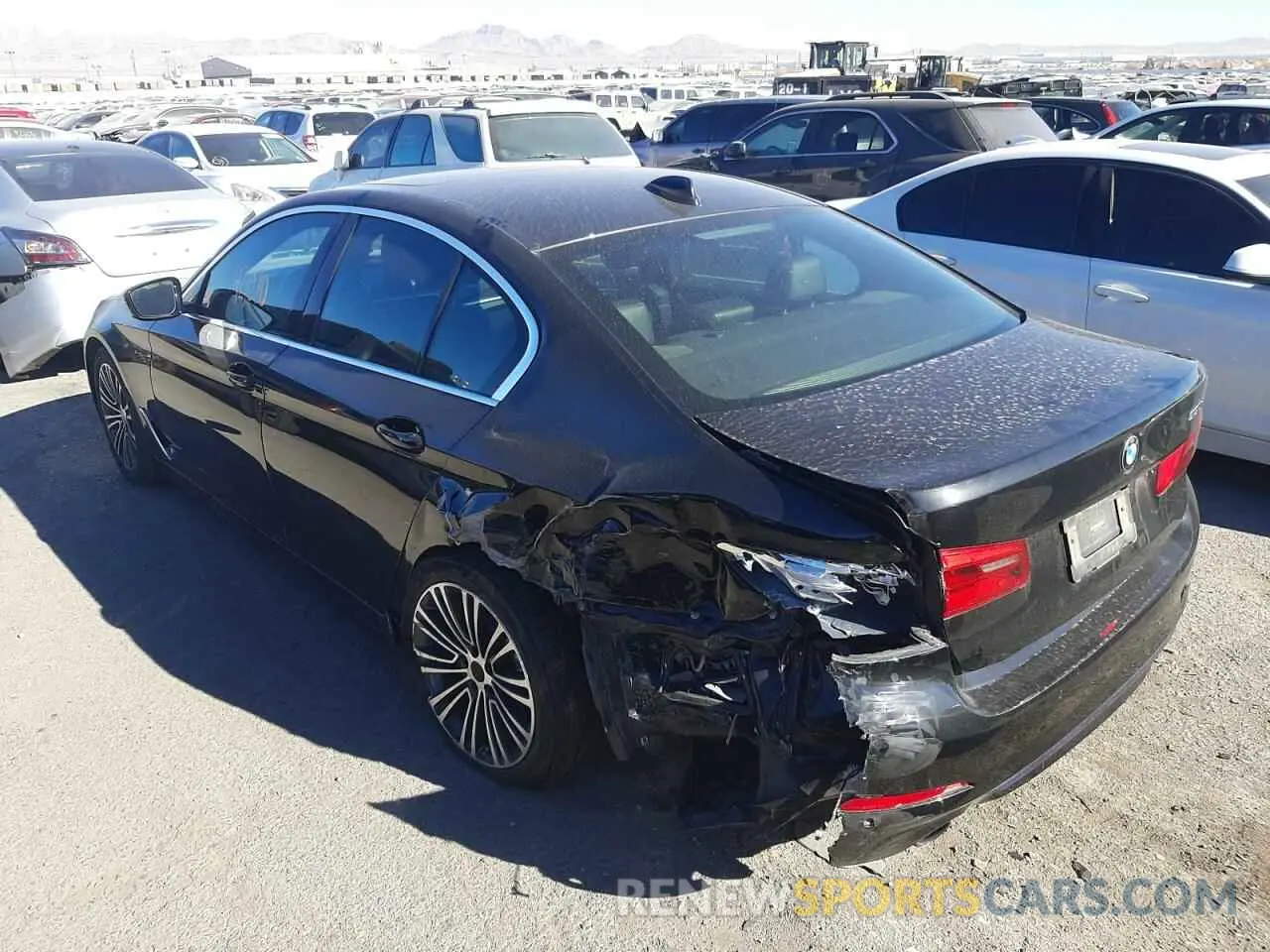 3 fotografías del automóvil dañado WBAJA5C50KBX87252 BMW 5 SERIES 2019