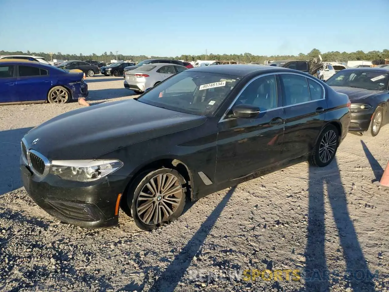 1 fotografías del automóvil dañado WBAJA5C50KBX87977 BMW 5 SERIES 2019