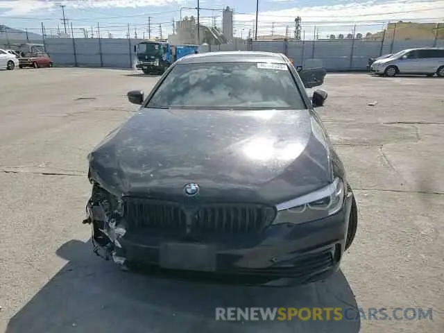 11 fotografías del automóvil dañado WBAJA5C50KWW30068 BMW 5 SERIES 2019