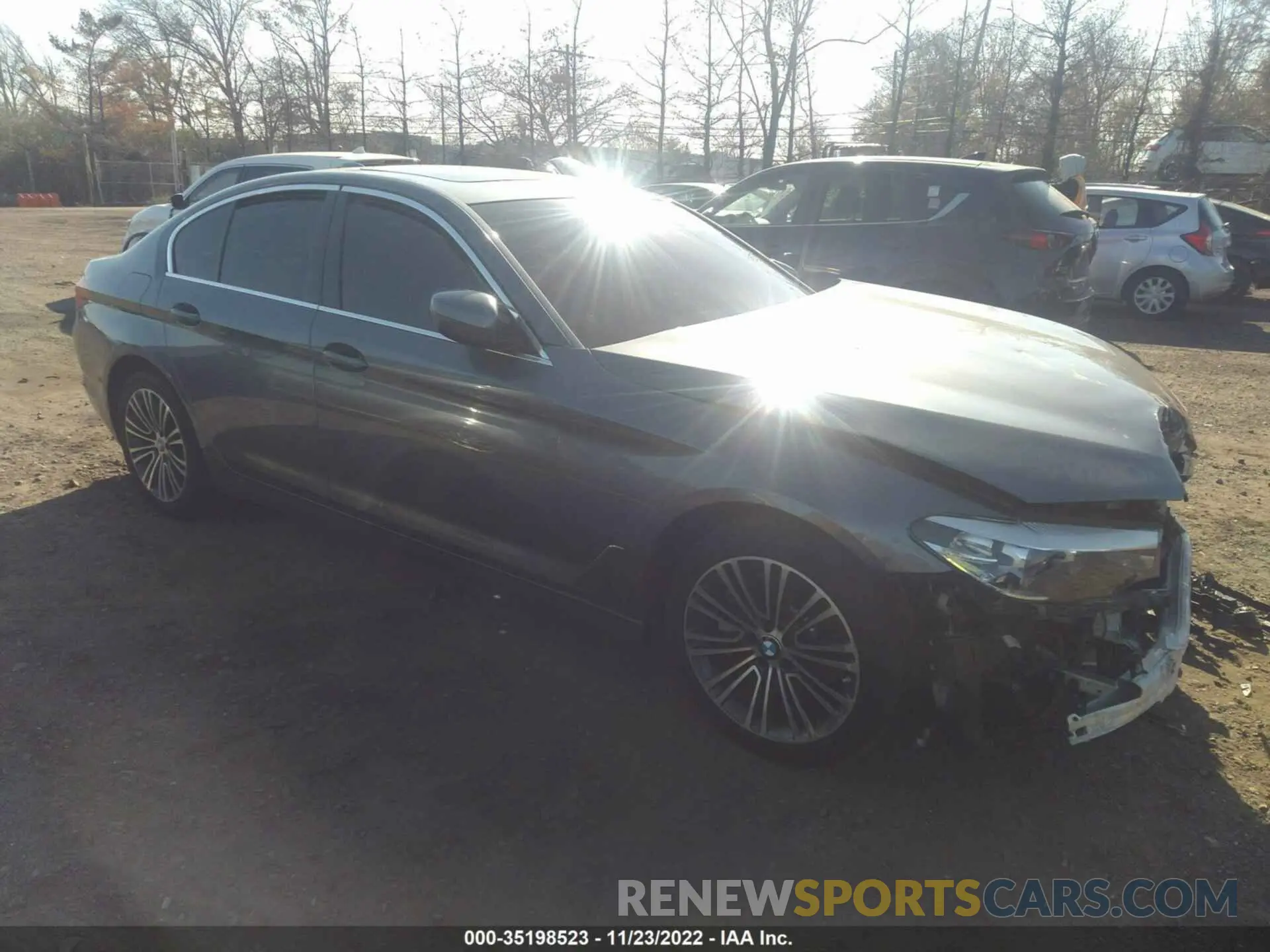 1 fotografías del automóvil dañado WBAJA5C50KWW40082 BMW 5 SERIES 2019