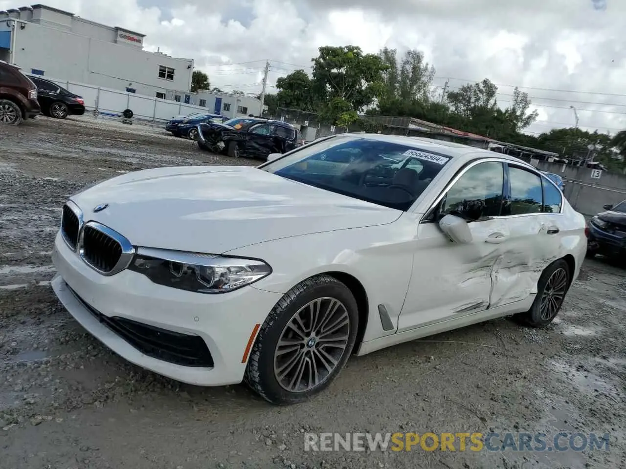 1 fotografías del automóvil dañado WBAJA5C52KWW26930 BMW 5 SERIES 2019