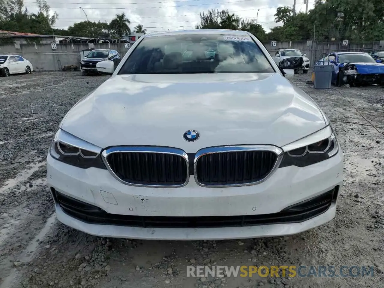 5 fotografías del automóvil dañado WBAJA5C52KWW26930 BMW 5 SERIES 2019