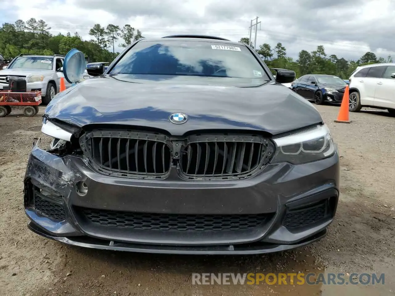 5 fotografías del automóvil dañado WBAJA5C53KWW30663 BMW 5 SERIES 2019