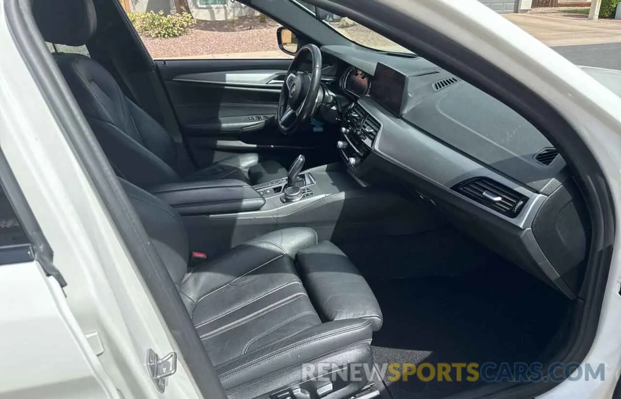5 fotografías del automóvil dañado WBAJA5C54KBX87075 BMW 5 SERIES 2019