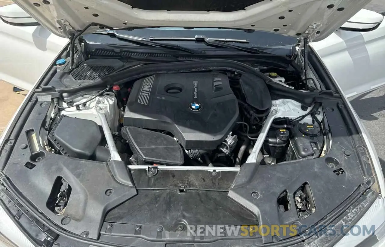 7 fotografías del automóvil dañado WBAJA5C54KBX87075 BMW 5 SERIES 2019