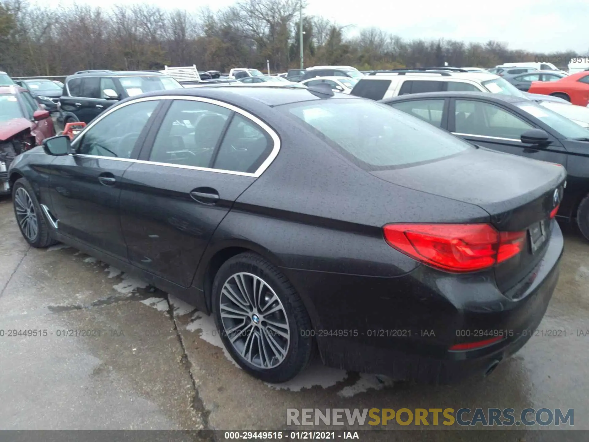 3 fotografías del automóvil dañado WBAJA5C54KBX88193 BMW 5 SERIES 2019