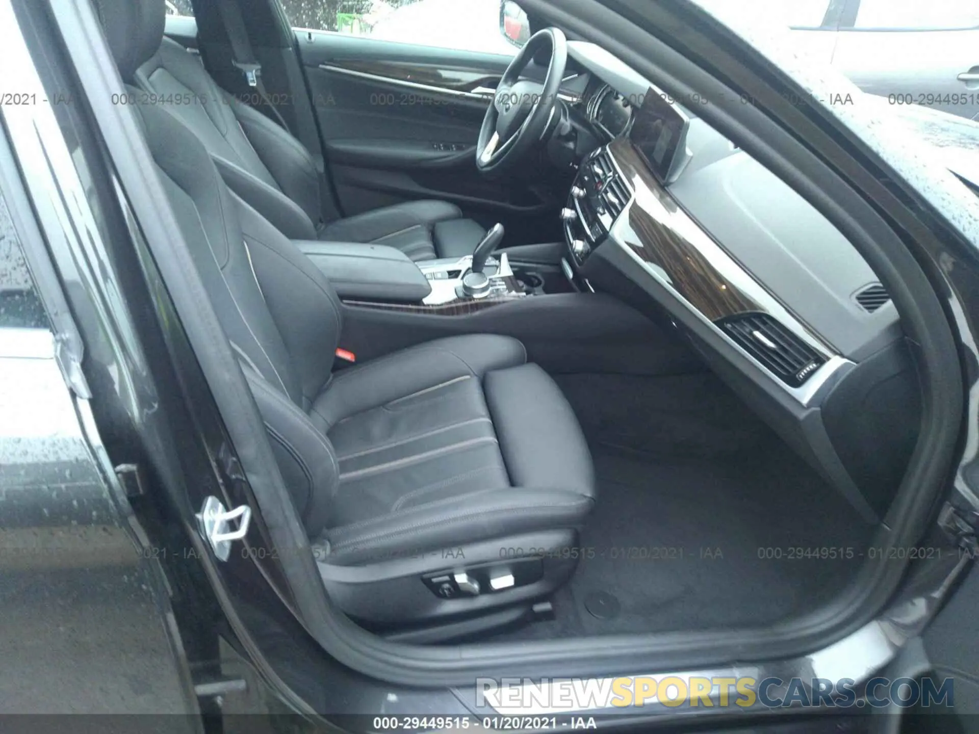 5 fotografías del automóvil dañado WBAJA5C54KBX88193 BMW 5 SERIES 2019