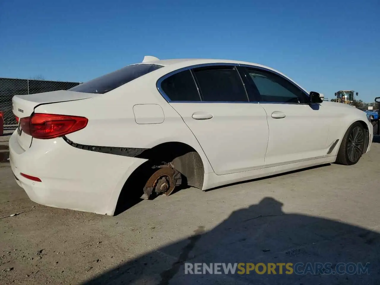 3 fotografías del automóvil dañado WBAJA5C54KWA57842 BMW 5 SERIES 2019