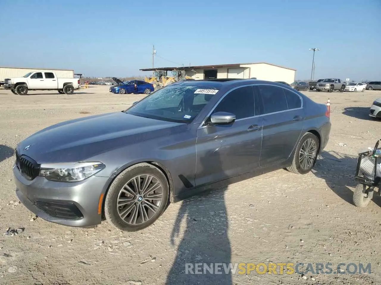 1 fotografías del automóvil dañado WBAJA5C57KBX88110 BMW 5 SERIES 2019