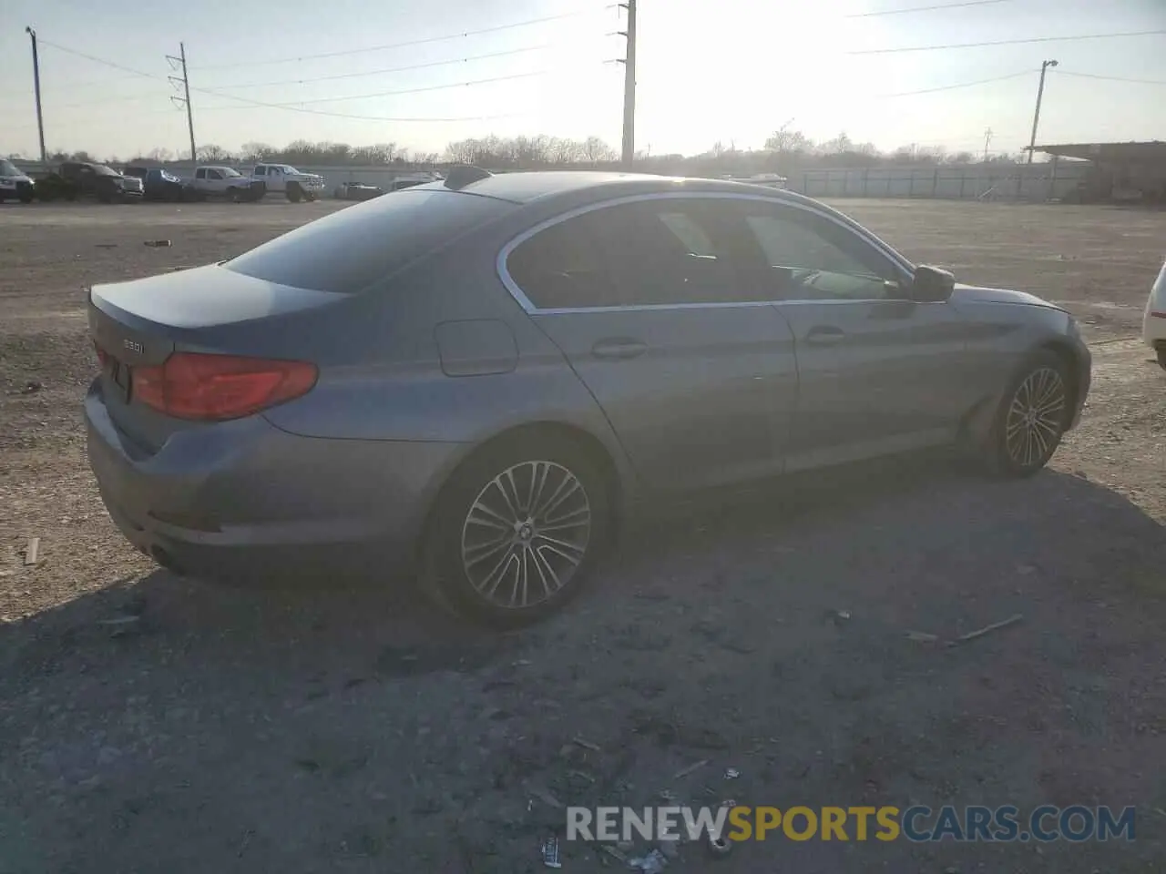 3 fotografías del automóvil dañado WBAJA5C57KBX88110 BMW 5 SERIES 2019