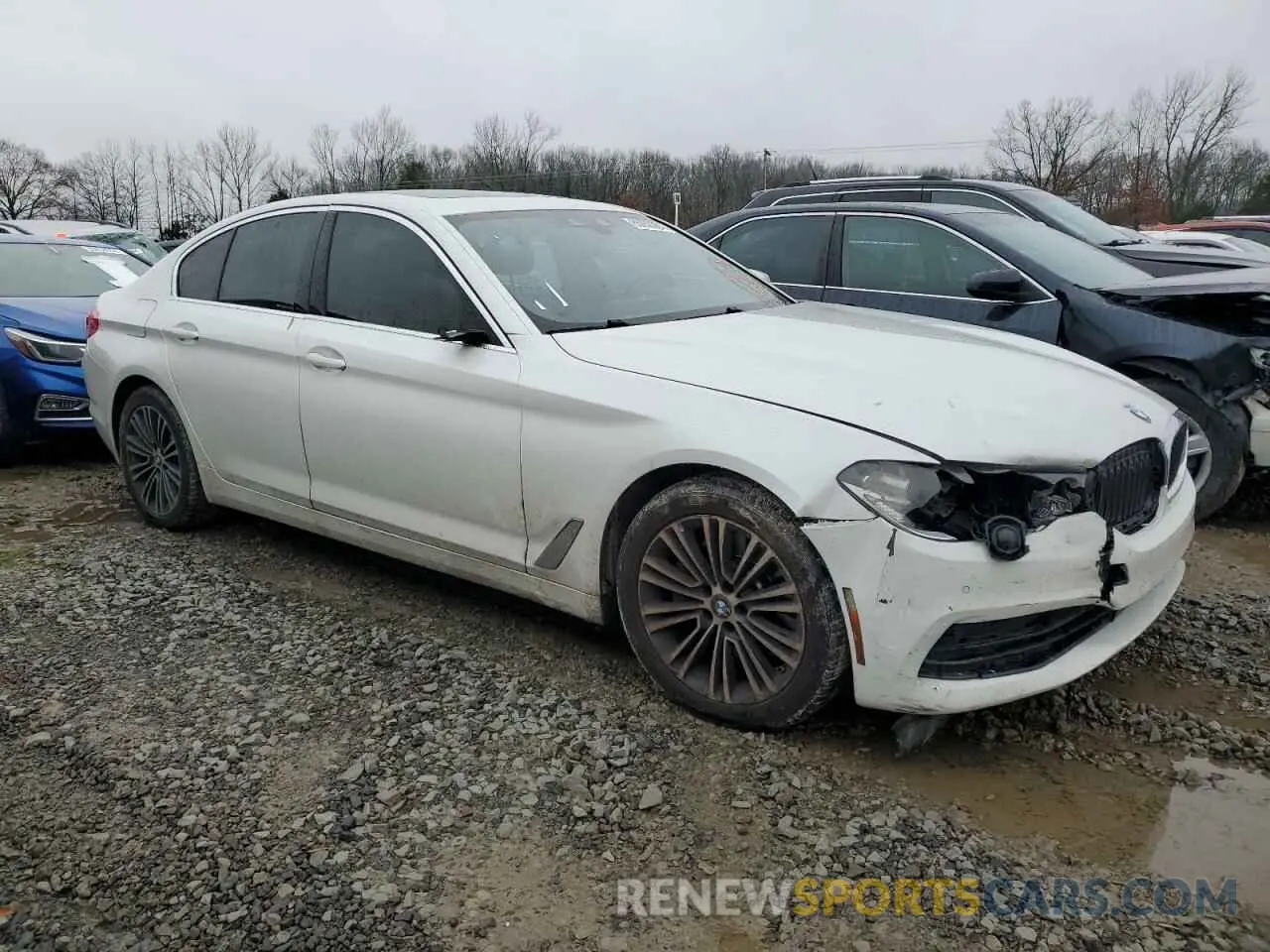 4 fotografías del automóvil dañado WBAJA5C57KWW18760 BMW 5 SERIES 2019