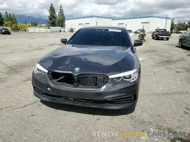 10 fotografías del automóvil dañado WBAJA5C57KWW33498 BMW 5 SERIES 2019