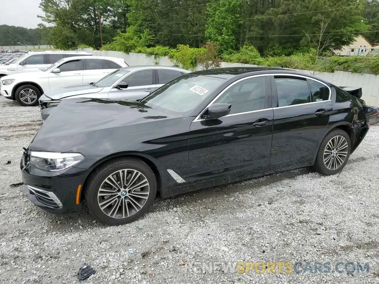 1 fotografías del automóvil dañado WBAJA5C58KBX46657 BMW 5 SERIES 2019