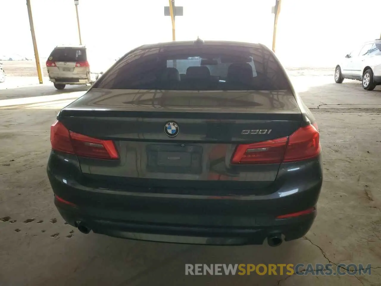 6 fotografías del automóvil dañado WBAJA5C58KBX86723 BMW 5 SERIES 2019