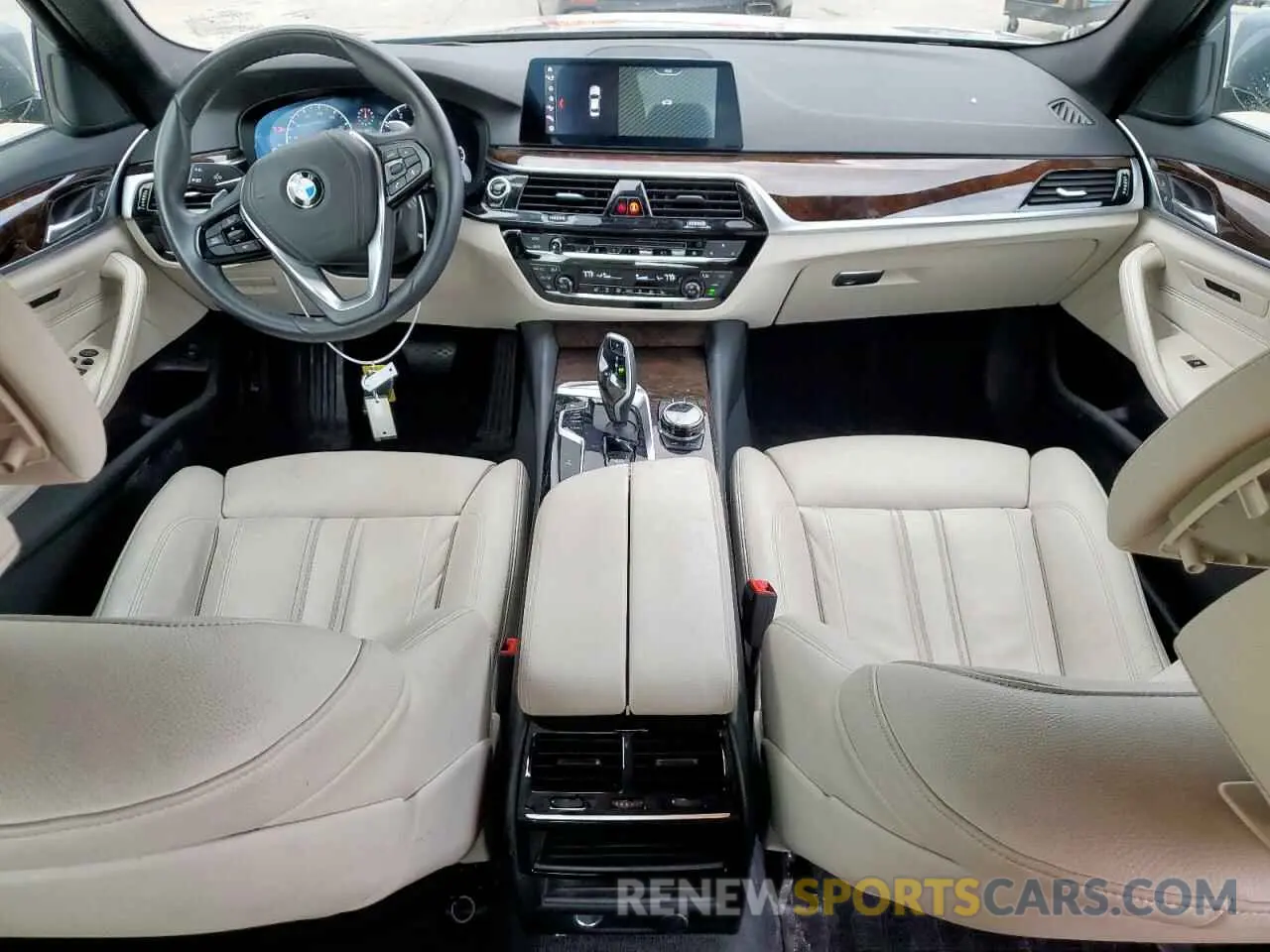 8 fotografías del automóvil dañado WBAJA5C59KWW36645 BMW 5 SERIES 2019