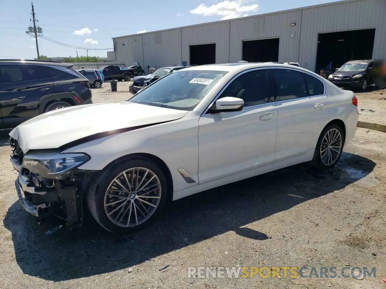 1 fotografías del automóvil dañado WBAJA5C5XKBX46918 BMW 5 SERIES 2019