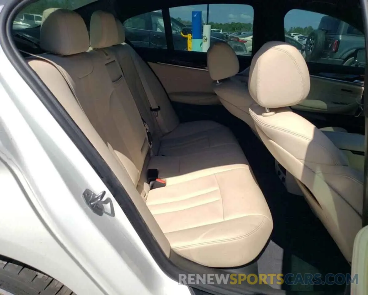 10 fotografías del automóvil dañado WBAJA5C5XKBX46918 BMW 5 SERIES 2019