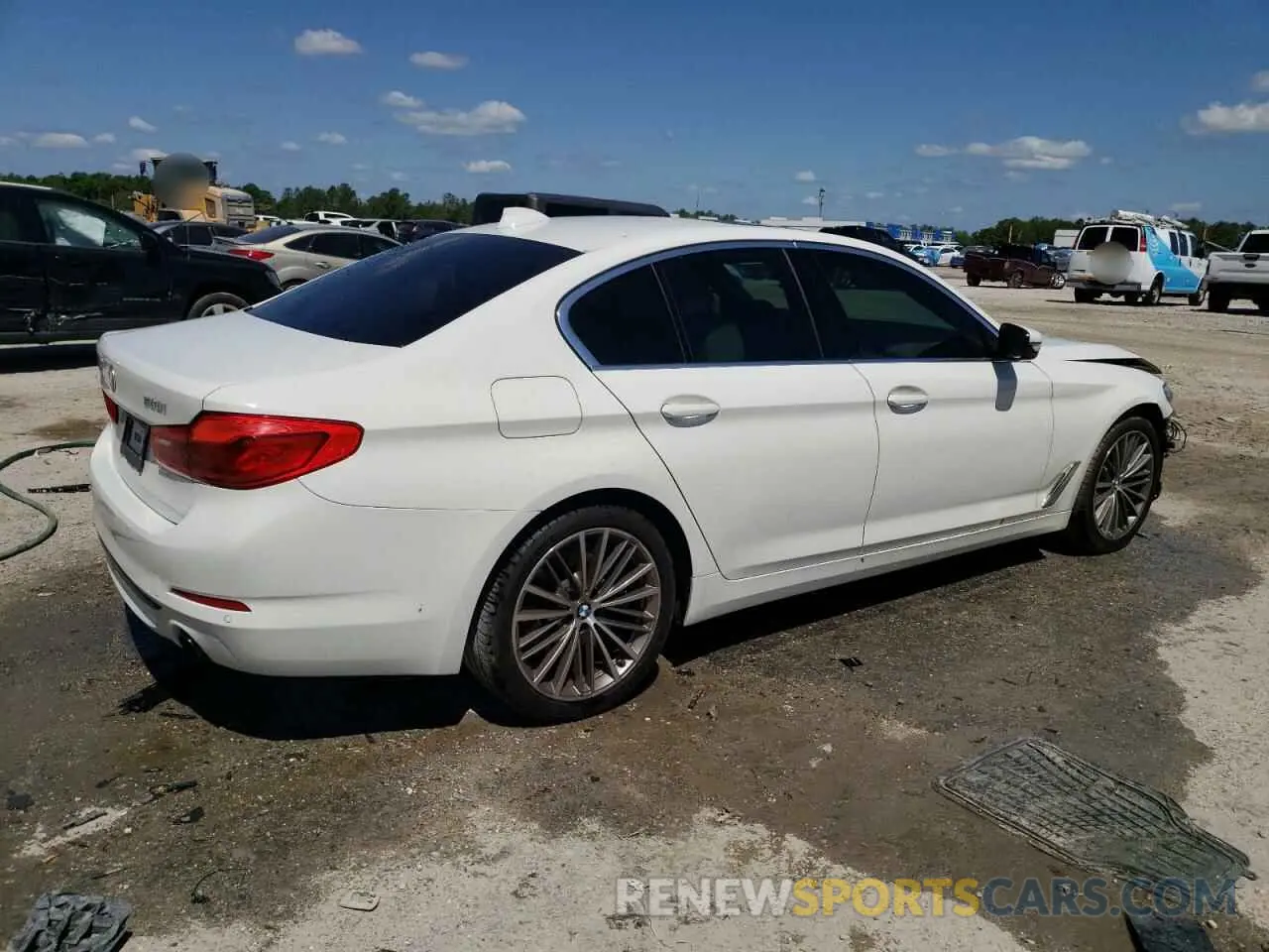 3 fotografías del automóvil dañado WBAJA5C5XKBX46918 BMW 5 SERIES 2019