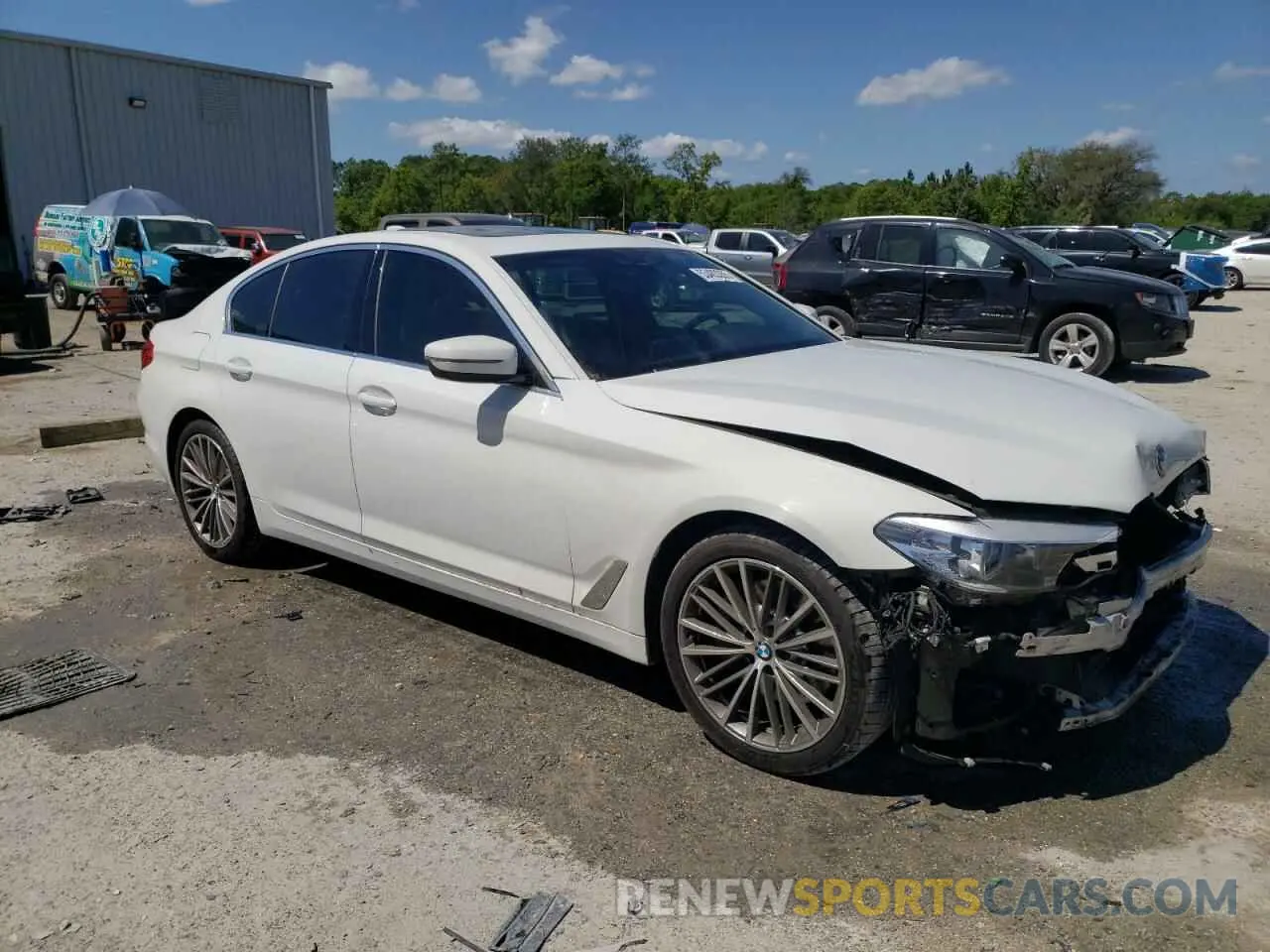 4 fotografías del automóvil dañado WBAJA5C5XKBX46918 BMW 5 SERIES 2019