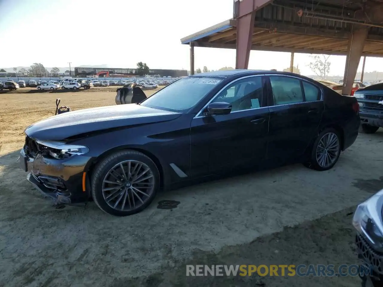 1 fotografías del automóvil dañado WBAJA5C5XKWA57957 BMW 5 SERIES 2019