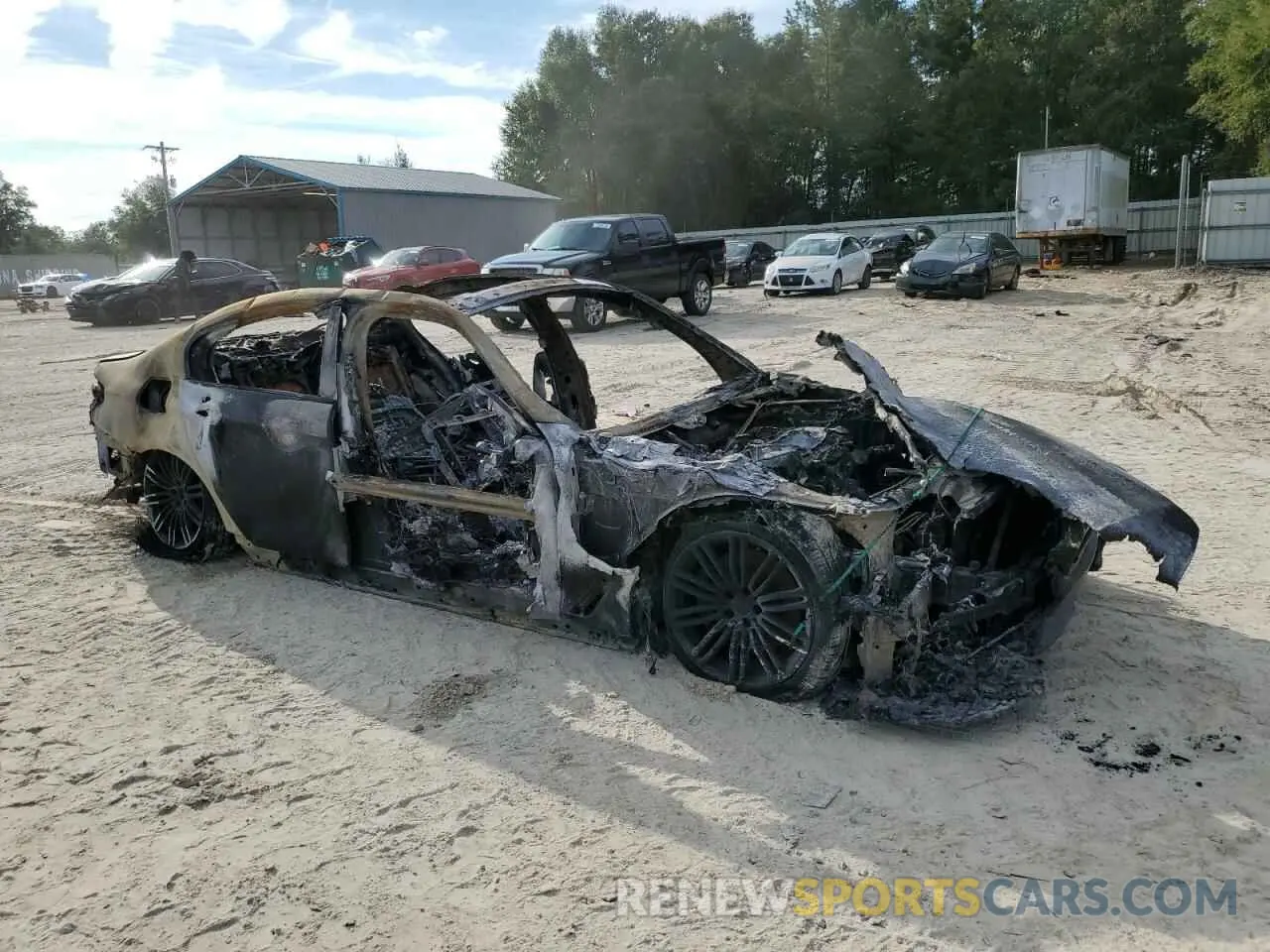 4 fotografías del automóvil dañado WBAJA5C5XKWW25704 BMW 5 SERIES 2019