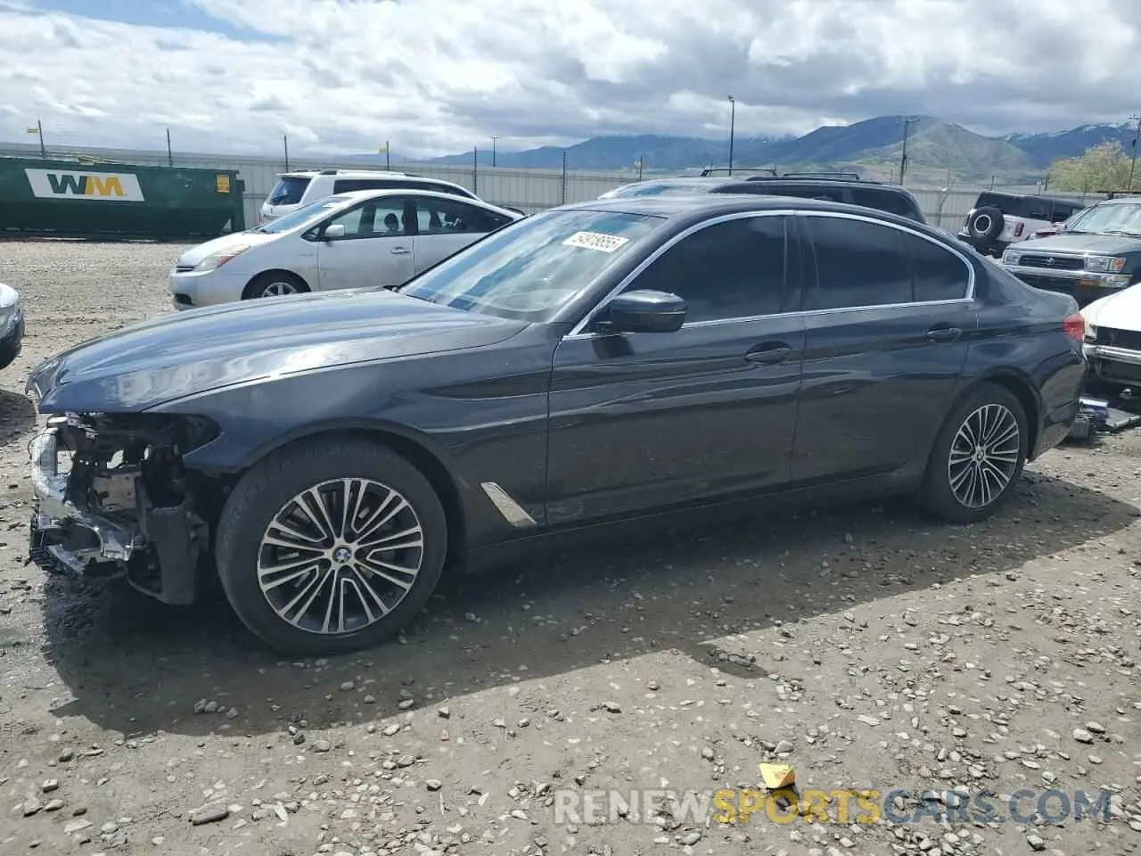 1 fotografías del automóvil dañado WBAJA7C50KG909963 BMW 5 SERIES 2019