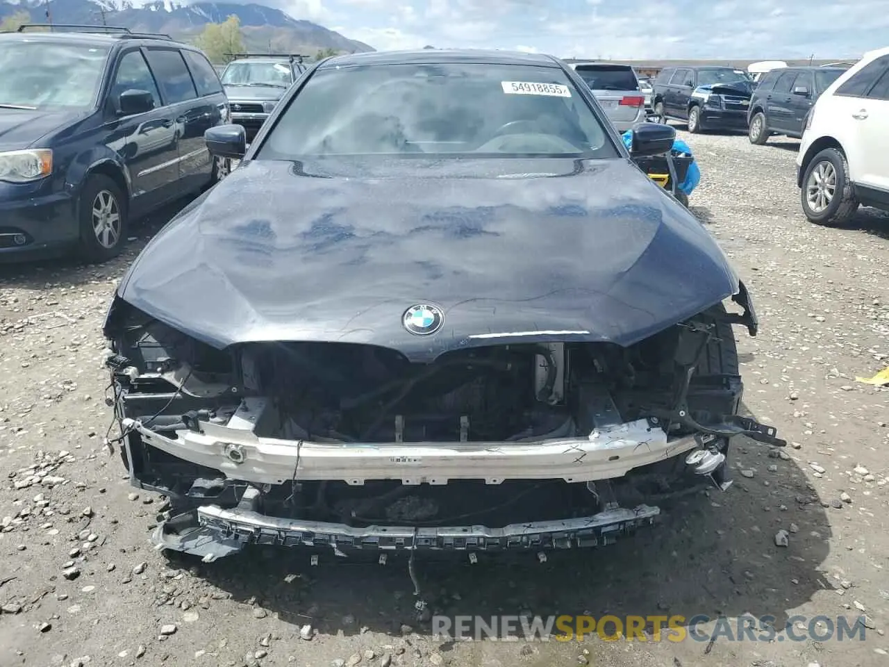 5 fotografías del automóvil dañado WBAJA7C50KG909963 BMW 5 SERIES 2019