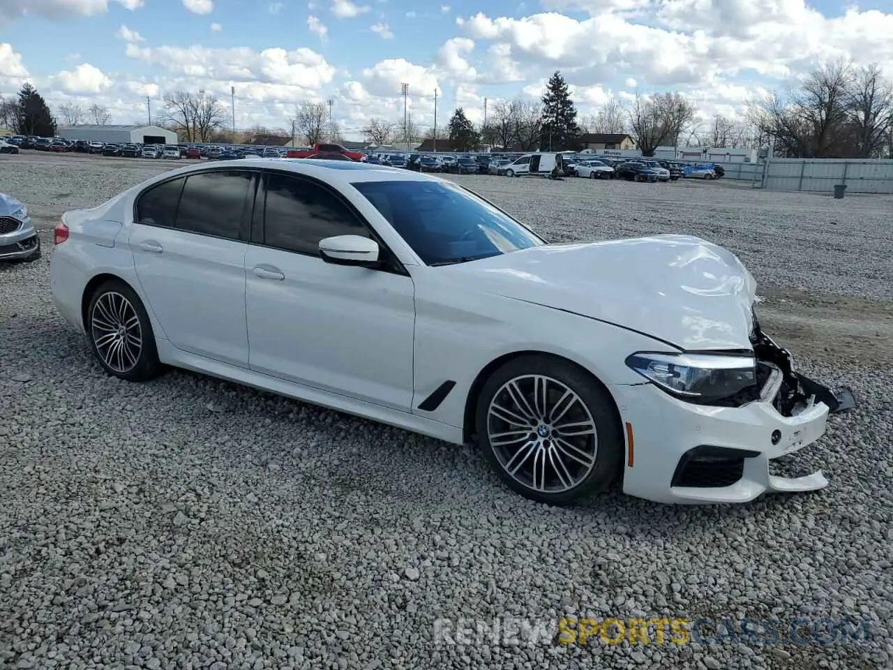 4 fotografías del automóvil dañado WBAJA7C50KG911549 BMW 5 SERIES 2019