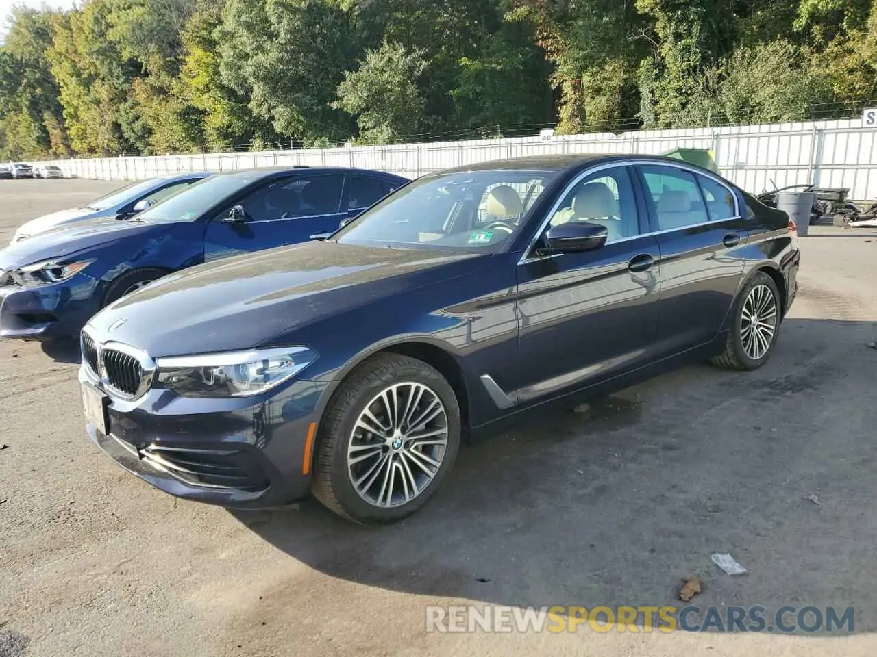1 fotografías del automóvil dañado WBAJA7C50KWC77636 BMW 5 SERIES 2019