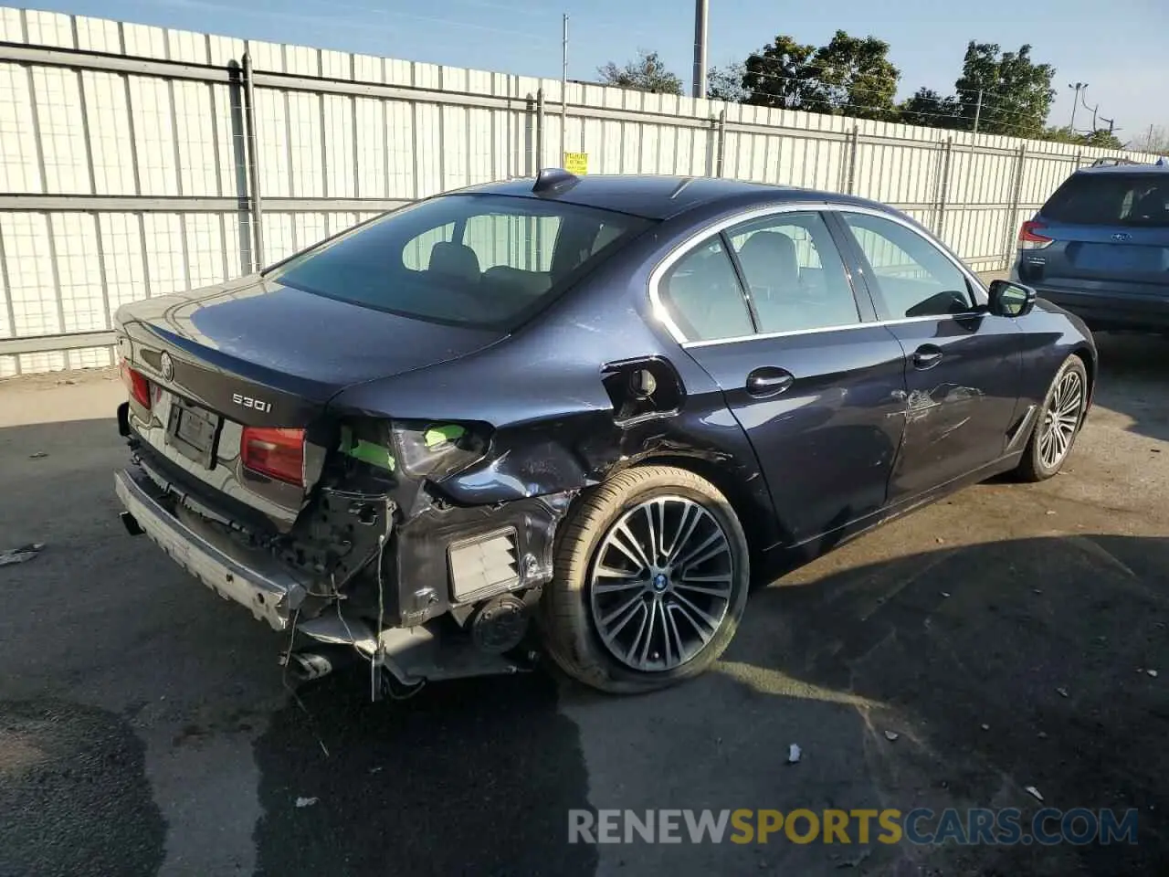 3 fotografías del automóvil dañado WBAJA7C50KWC77636 BMW 5 SERIES 2019
