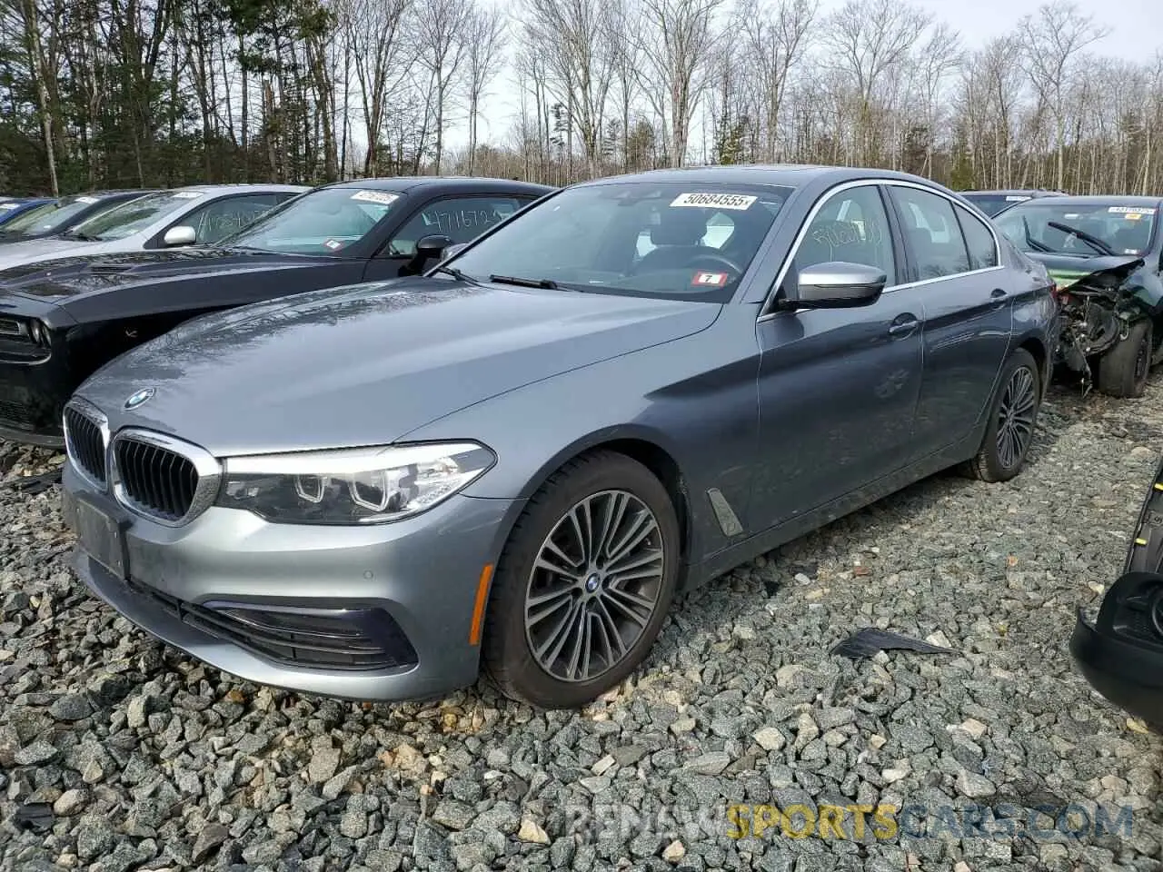 1 fotografías del automóvil dañado WBAJA7C50KWW09782 BMW 5 SERIES 2019