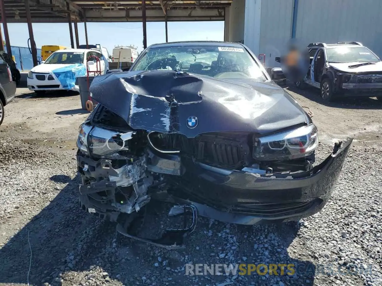 5 fotografías del automóvil dañado WBAJA7C51KWW20712 BMW 5 SERIES 2019