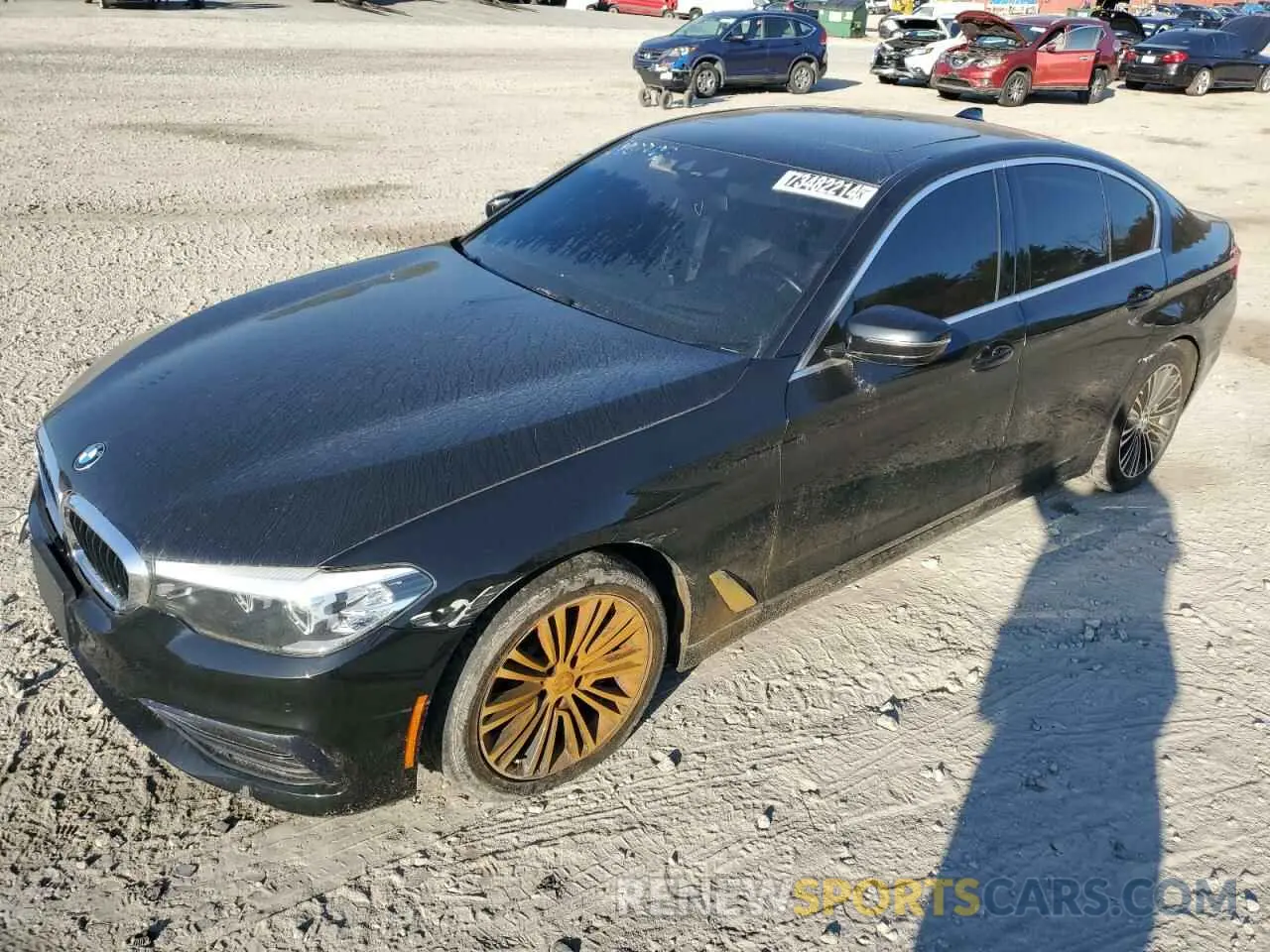 1 fotografías del automóvil dañado WBAJA7C51KWW48493 BMW 5 SERIES 2019